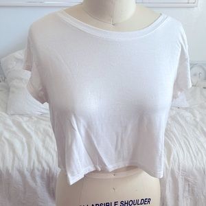 Free People ivory baby tee